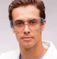 Roma Eyewear Clear Lens, Blue Frame, Each thumbnail 2