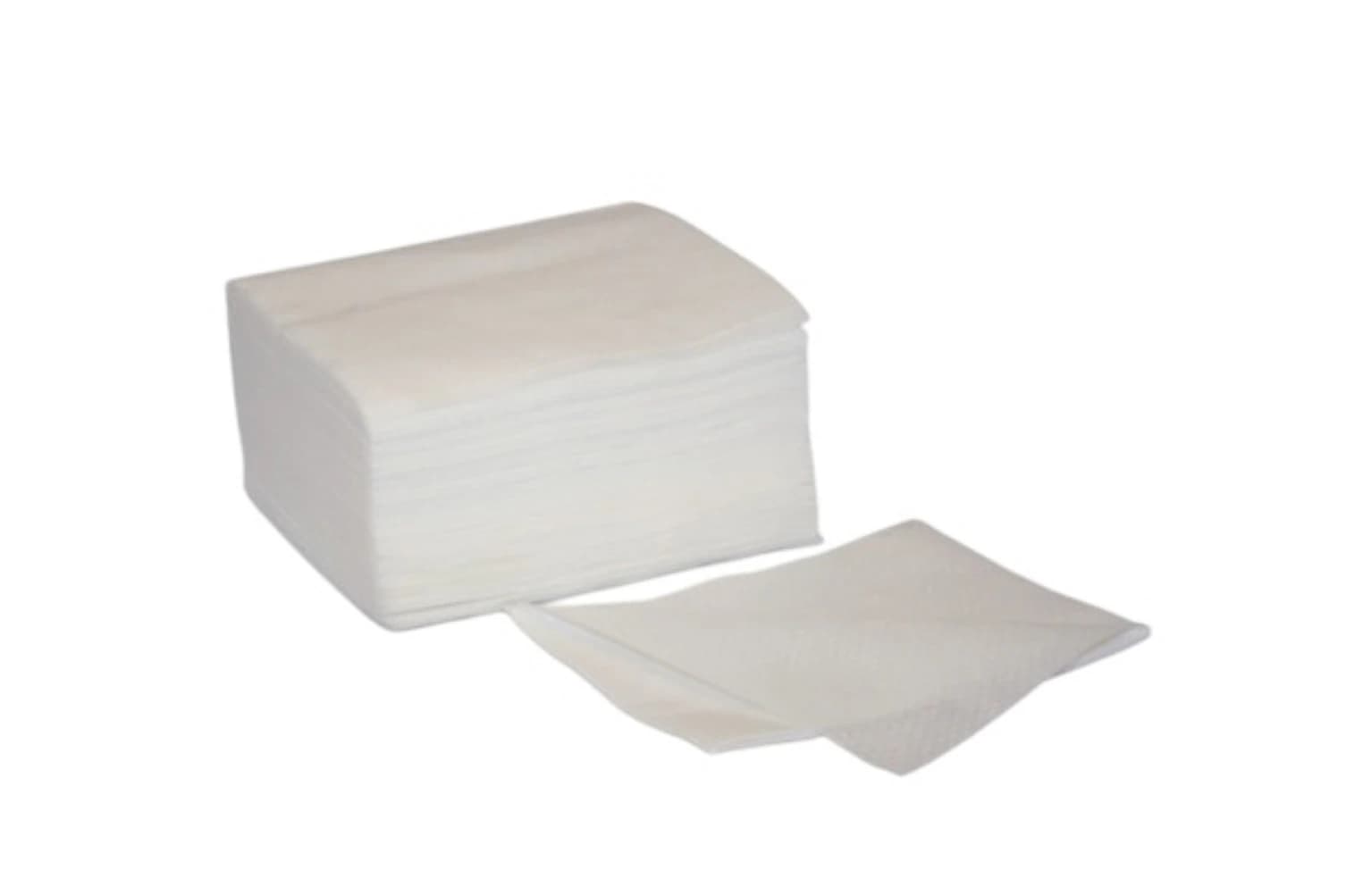 Vital Air Laid Dry Washcloth, Disposable, Non-Sterile, 10 in x 13 in, White, 500/Case - Air Laid Dry Washcloth - Image 1