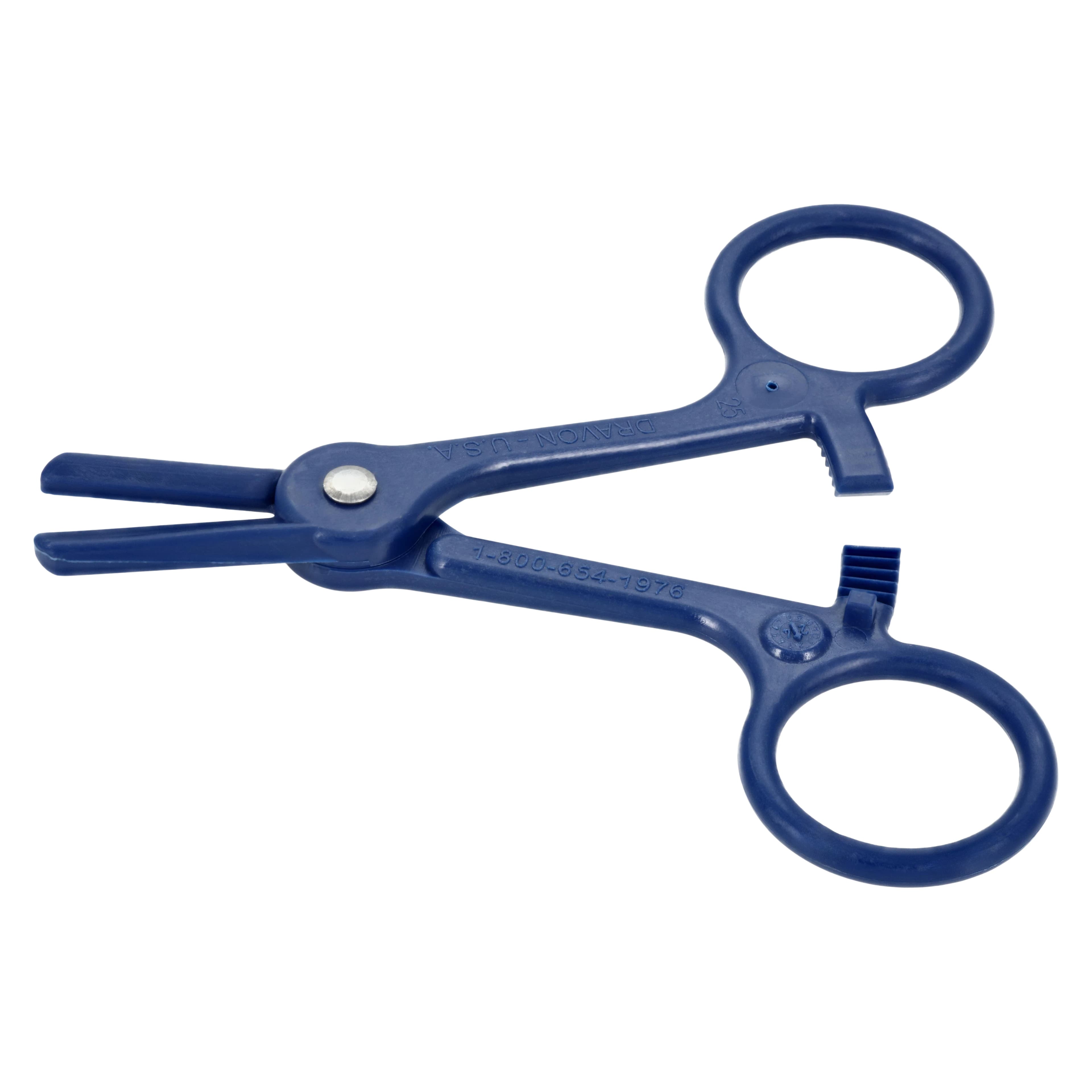Dravon Medical Tube Occluding A-Clamp, 4.25", Nylon, Non-Sterile, Disposable, 100/Case - Tube Occluding Clamp - Image 1