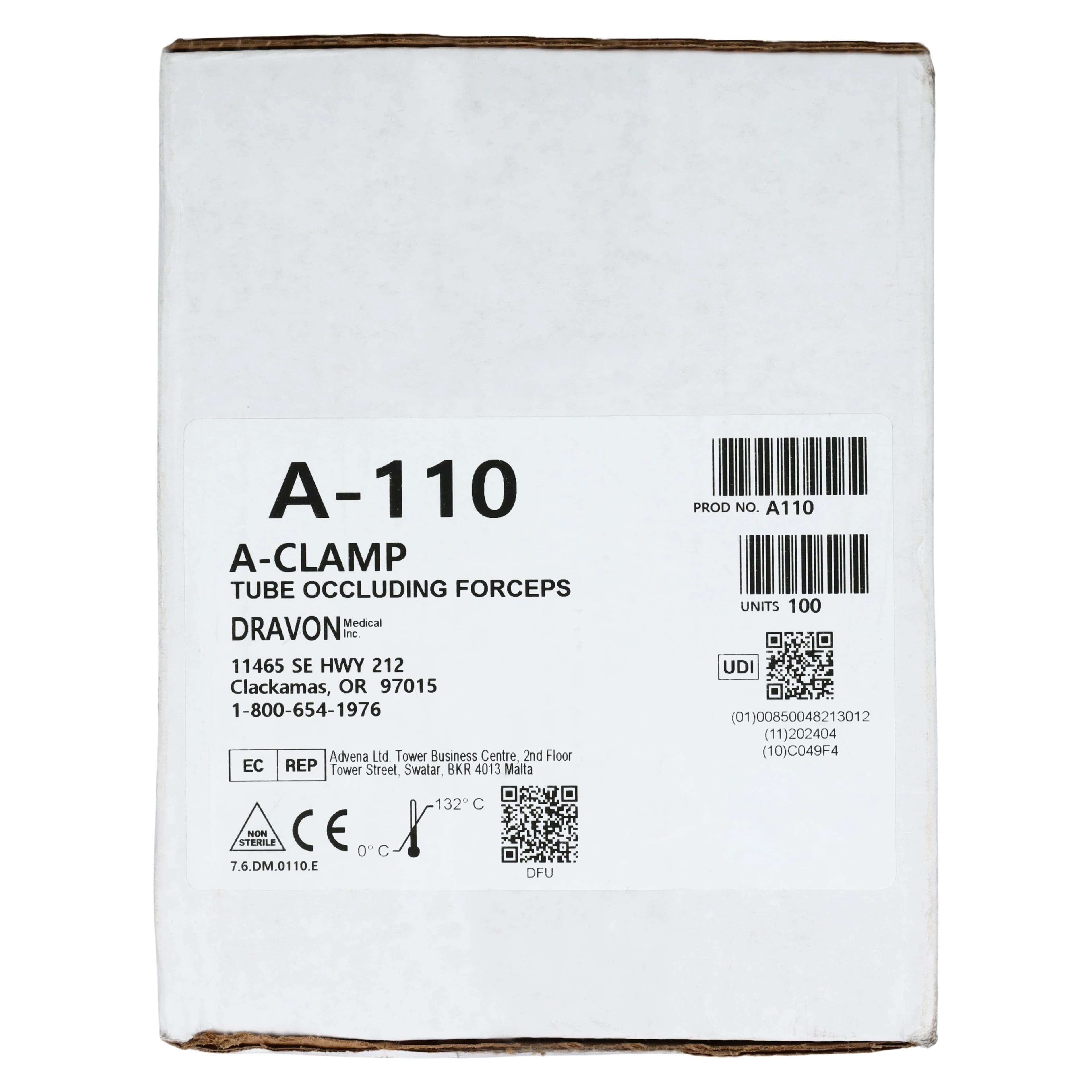 Dravon Medical Tube Occluding A-Clamp, 4.25", Nylon, Non-Sterile, Disposable, 100/Case thumbnail 5