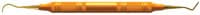 American Eagle XP Sickle Scaler, Nevi 1, Double-Ended, Anterior, EagleLite Resin Handle, 3/8" Working End, Orange, 1/Pk, AESN1XPX - Sickle Scaler, XP, # N1, Anterior, EagleLite, Resin, 3/8", Orange, 1/Pk - Image 1