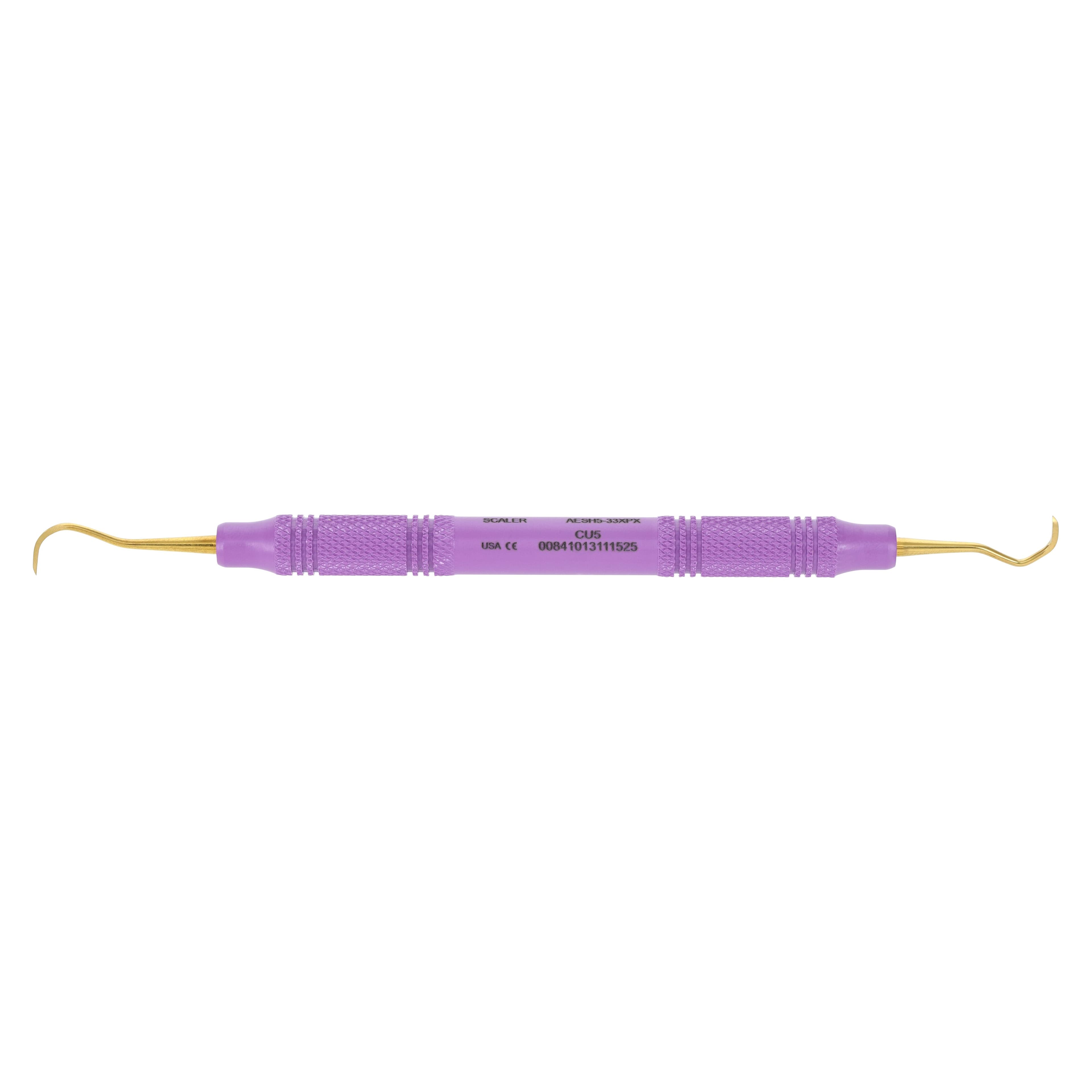 American Eagle XP Sickle Scaler, Double End, H5/33, EagleLite Resin Handle, Purple, AESH5-33XPX thumbnail 5