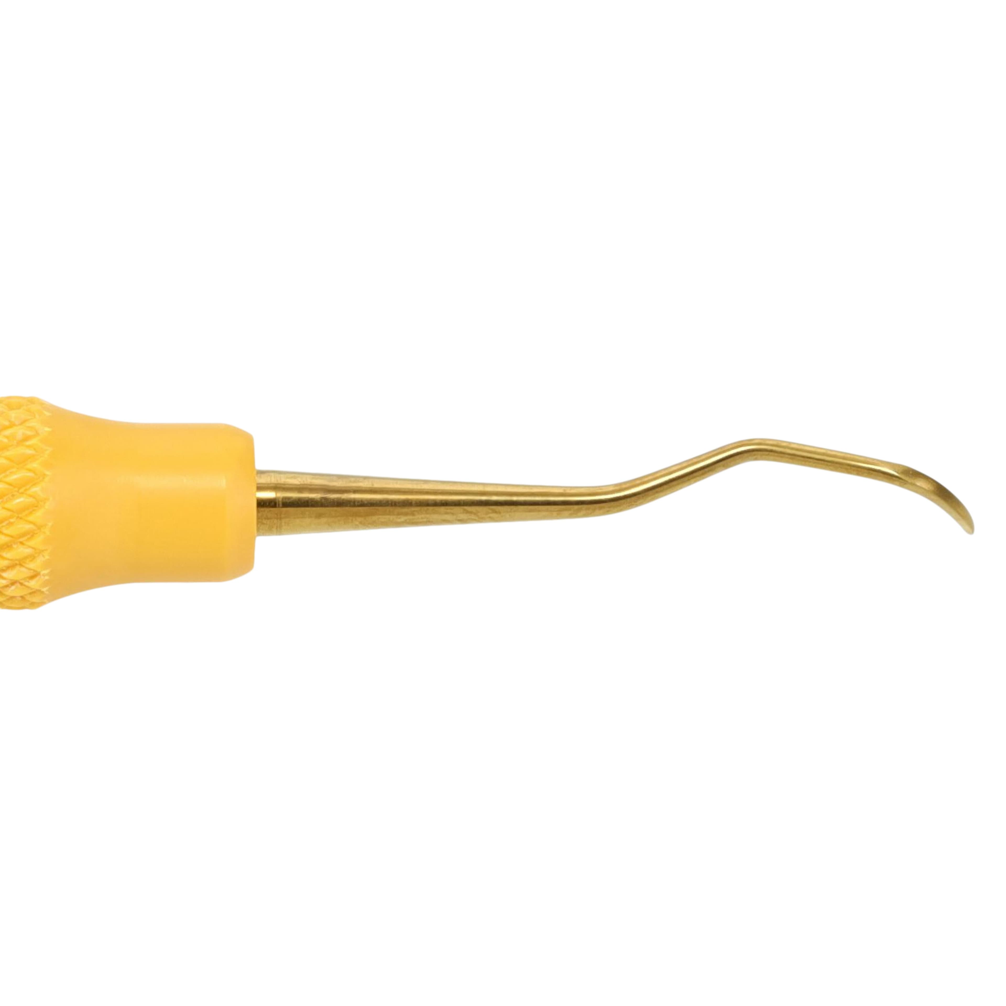 American Eagle XP Sickle Scaler, #204SD, Posterior Distal, Double-Ended, EagleLite Resin Handle, 3/8", Yellow, 1/Pk, AES204SDXPX thumbnail 4