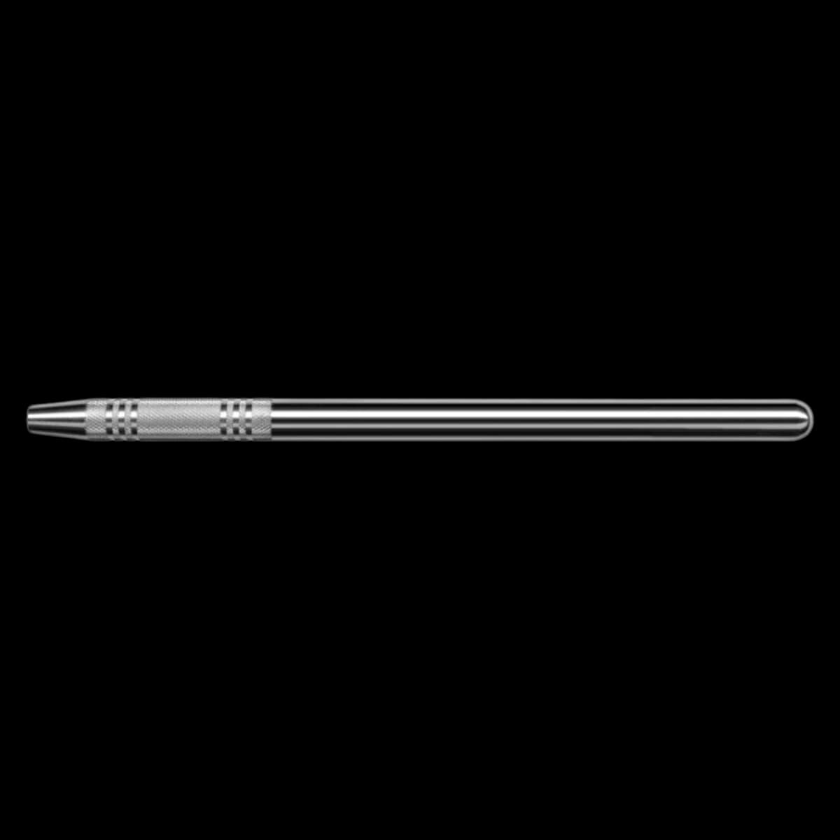 American Eagle Instruments Cone Socket Mirror Handle, Round, Single-Ended, Stainless Steel, 6.3 mm, 1/Pk, AEMHR - Cone Socket Mirror Handle Round - Image 1
