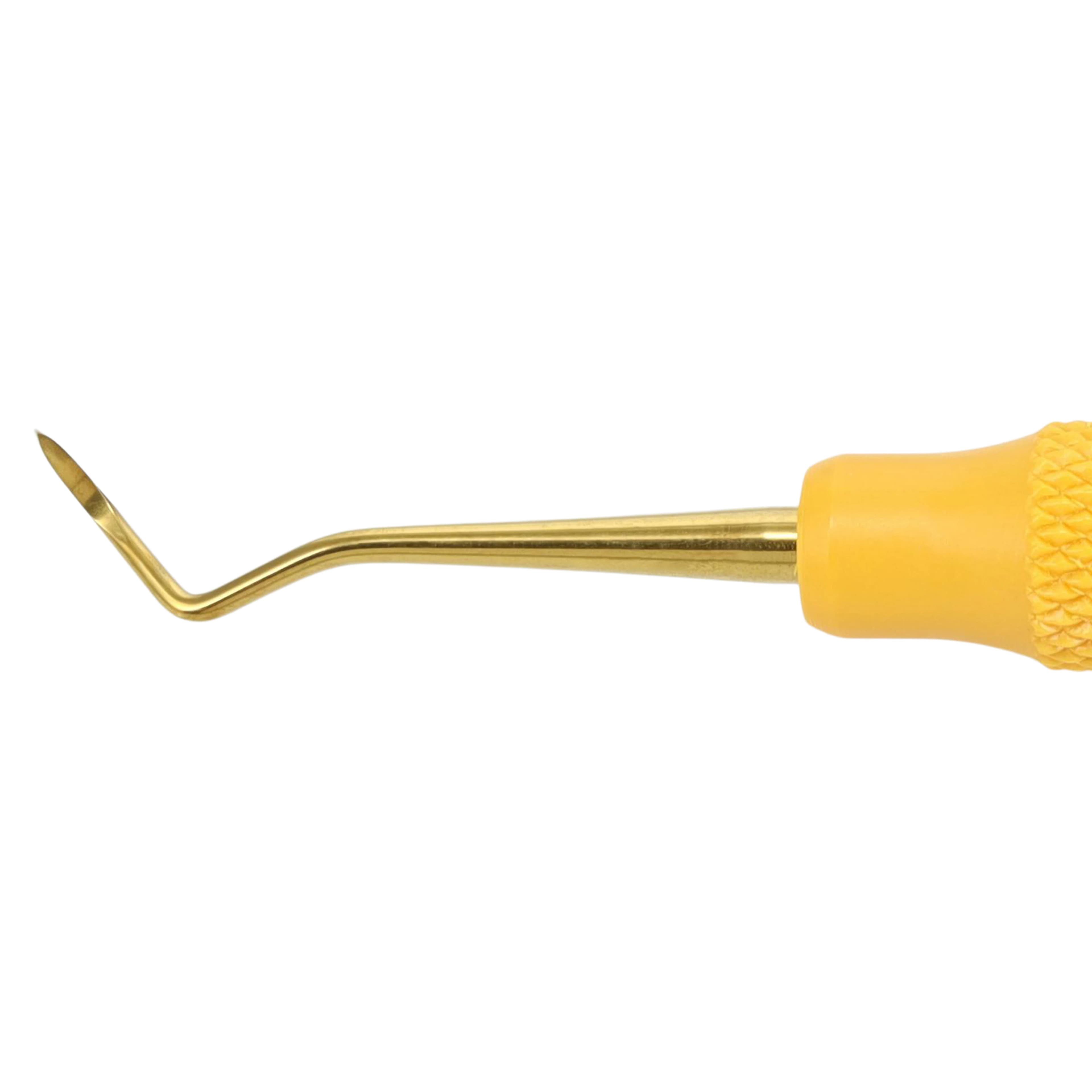 American Eagle XP Sickle Scaler, Double-Ended, #204S, Posterior, EagleLite Resin Handle, 3/8", Yellow, 1/Pk, AES204SXPX thumbnail 3