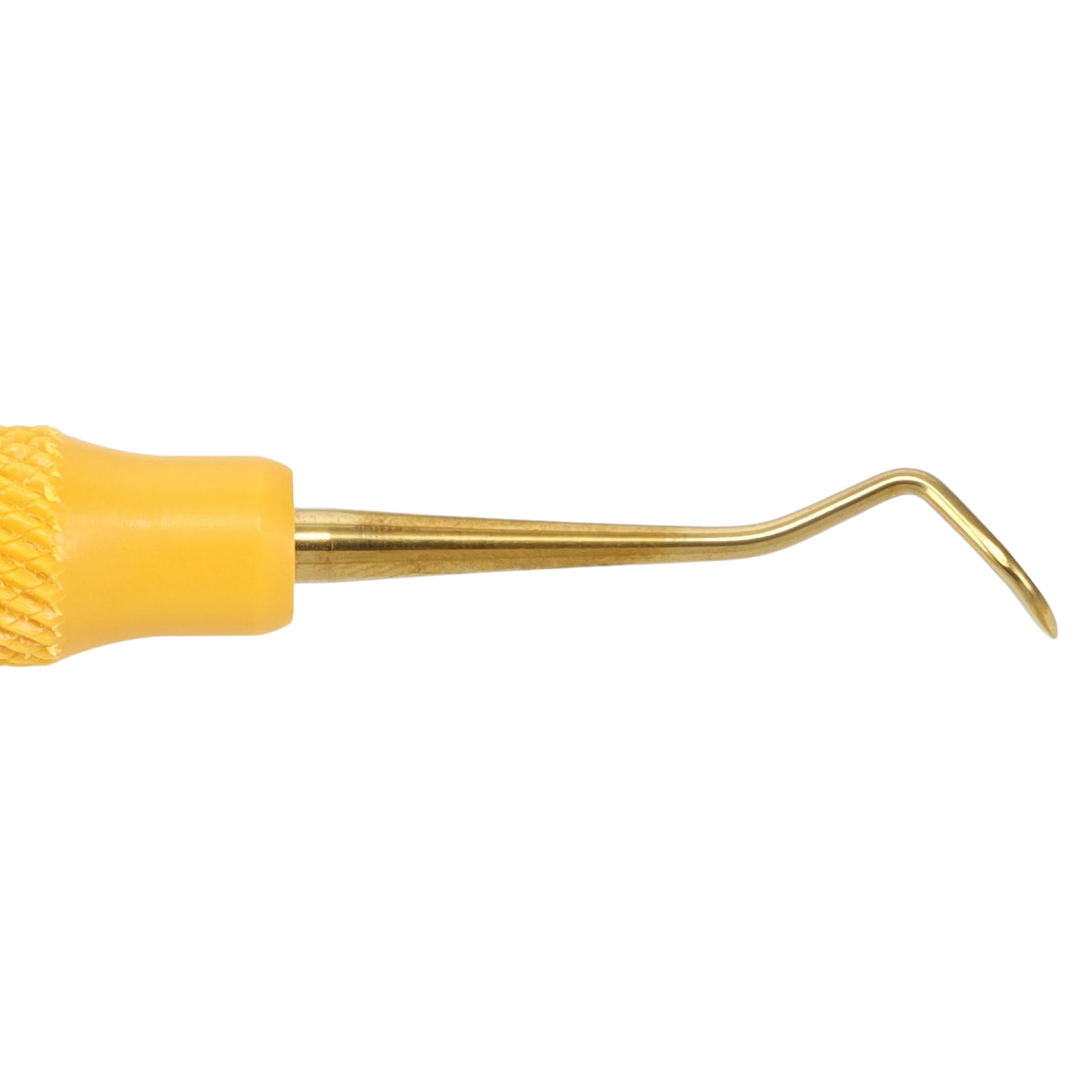 American Eagle XP Sickle Scaler, Double-Ended, #204S, Posterior, EagleLite Resin Handle, 3/8", Yellow, 1/Pk, AES204SXPX thumbnail 4