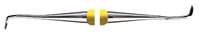 American Eagle Sickle Scaler, #14-15 Jacquette, Posterior, Double-Ended, EagleLite Resin Handle, 3/8" Tip, Yellow, 1/Pk, AESJ14-15X - Sickle Scaler, # 14-15 Jacquette, Posterior, EagleLite, Resin, 3/8", Yellow, 1/Pk, AESJ14-15X - Image 1