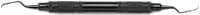 American Eagle Columbia 2L-2R Curette, Double-Ended, Longer Shank Anterior, 3/8" EagleLite Resin Orange Handle, AECC2L-2RX - Curette Columbia 2L-2R 3/8 Orange Eaglelite - Image 1