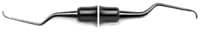 American Eagle Gracey +3 Access Curette 5-6, 3/8" EagleLite Resin Yellow Handle, AEGA5-6X - Gracey Access 5-6 (3/8) Yellow - Image 1