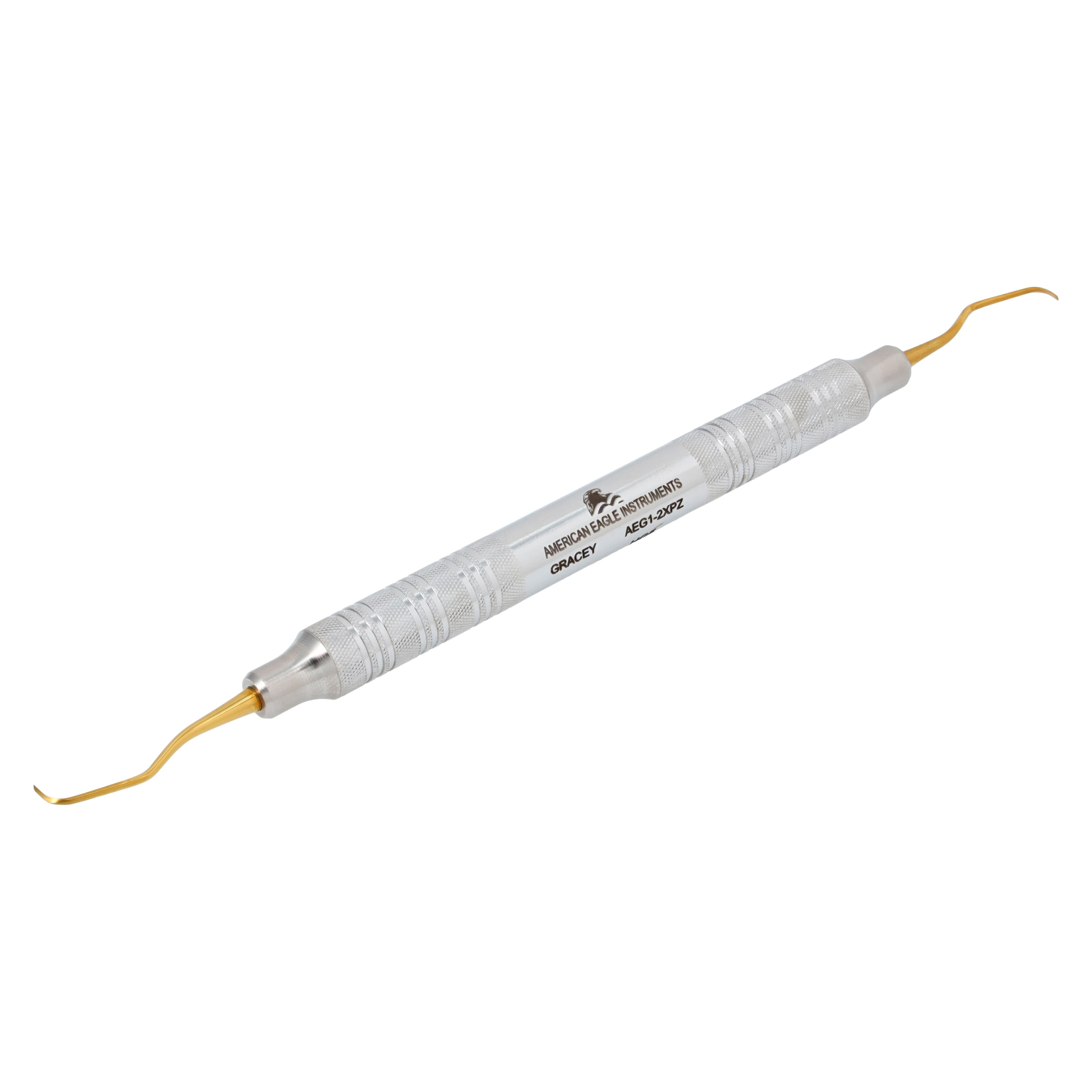 American Eagle XP Gracey Curette #1-2, Double-Ended, EagleLite Stainless Steel Handle, 3/8", AEG1-2XPZ thumbnail 2