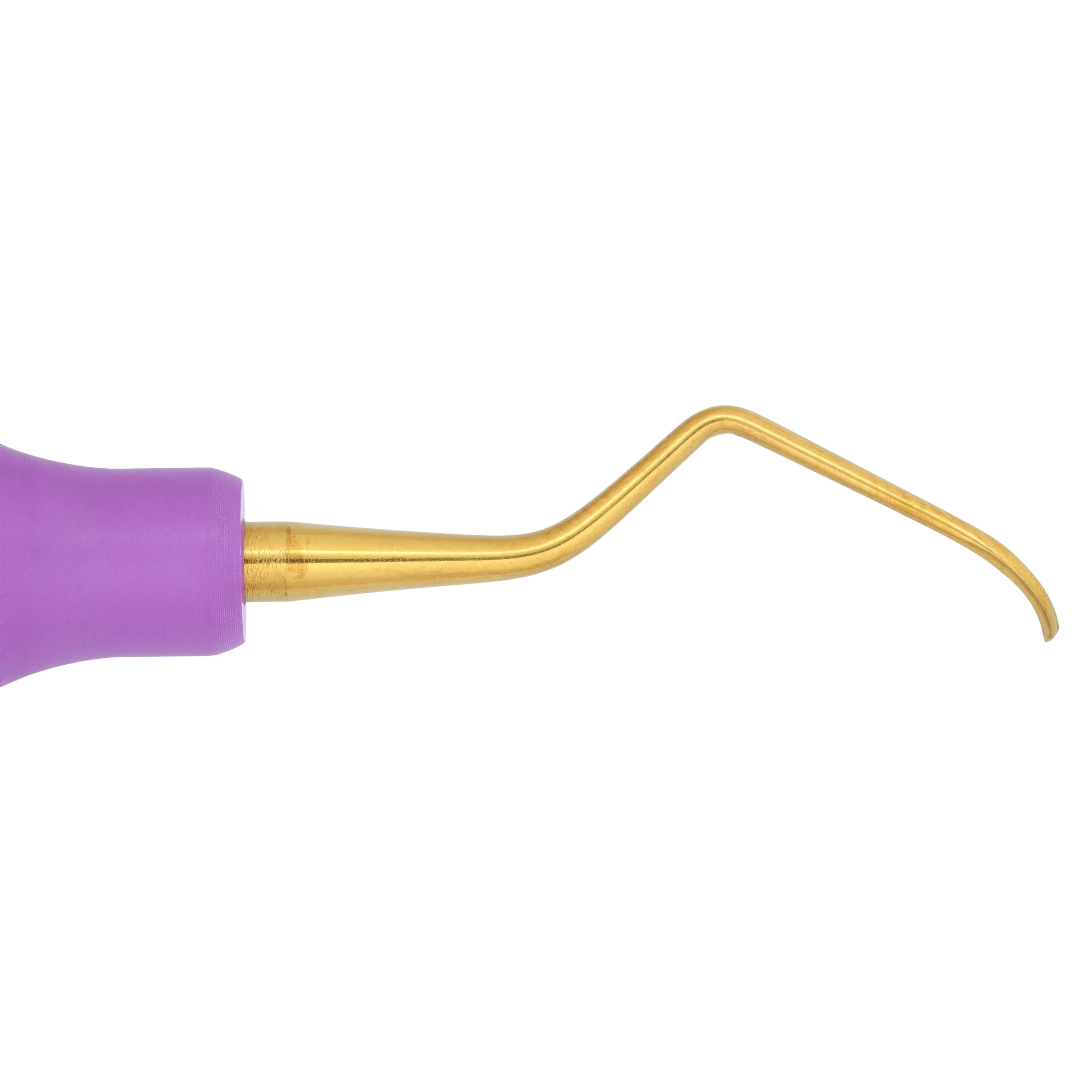 American Eagle Instruments Barnhart 1-2 XP Universal Curette, Double-Ended, EagleLite Resin Handle, Purple, 3/8" (9.5mm), AECB1-2XPX thumbnail 4