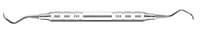 American Eagle McCall 13-14S Universal Curette, Double-Ended, Posterior, Sharp Point, EagleLite Stainless Steel Handle, 3/8", AECM13-14SZ - Universal Curette, # 13-14S McCall, Posterior - Sharp Point, EagleLite Handle, 3/8", Stainless Steel, 1/Pk, AECM13-14SZ - Image 1