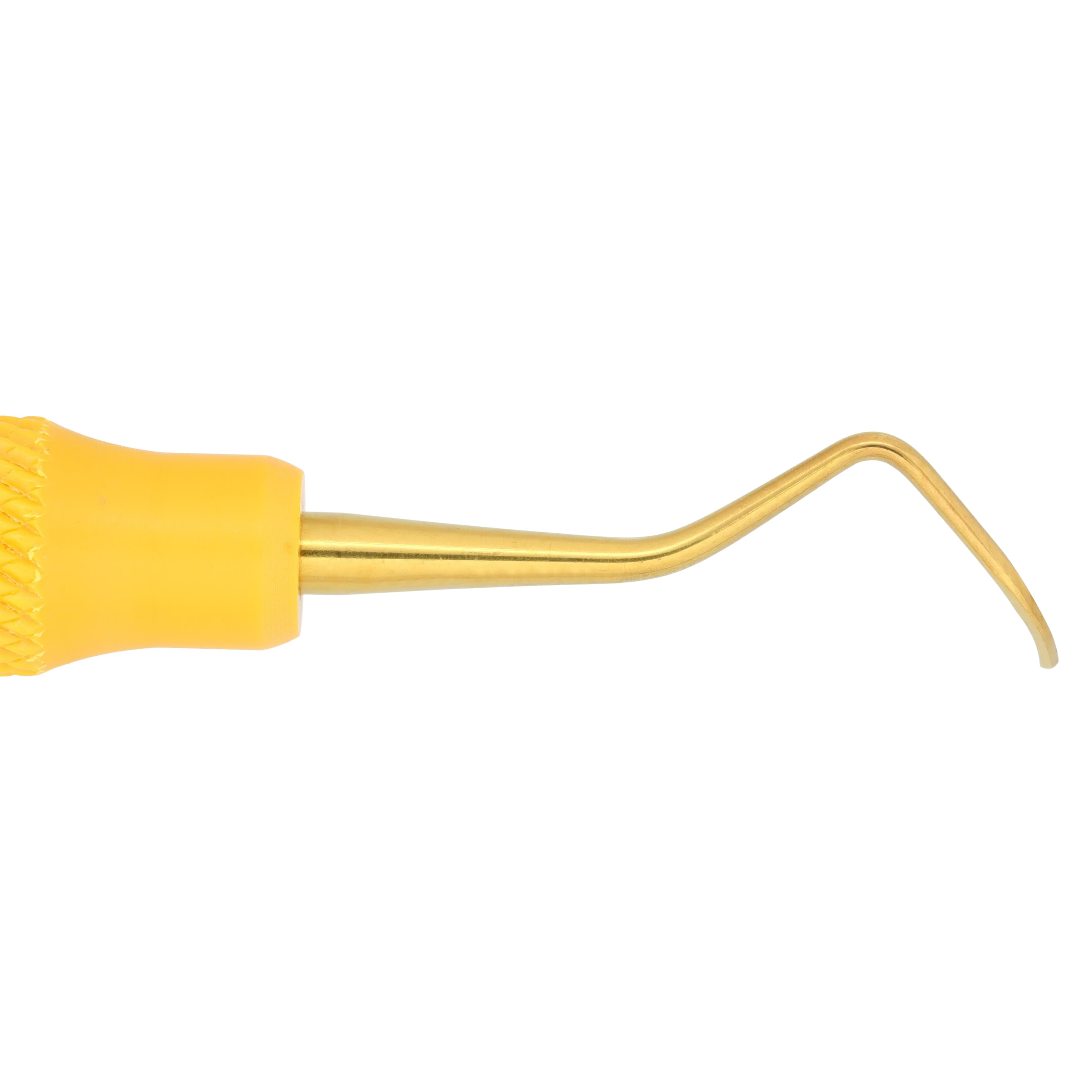 American Eagle Instruments Universal Curette, XP, #3-4 Rules, Smallest Posterior, Double-End, EagleLite Resin Handle, 3/8", Yellow, 1/Pk, AECR3-4XPX thumbnail 4