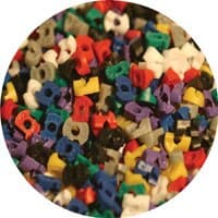 Bur Dust Shield Rings, Black Plastic, 10/Bag - Bur Dust Shield Rings - Image 1