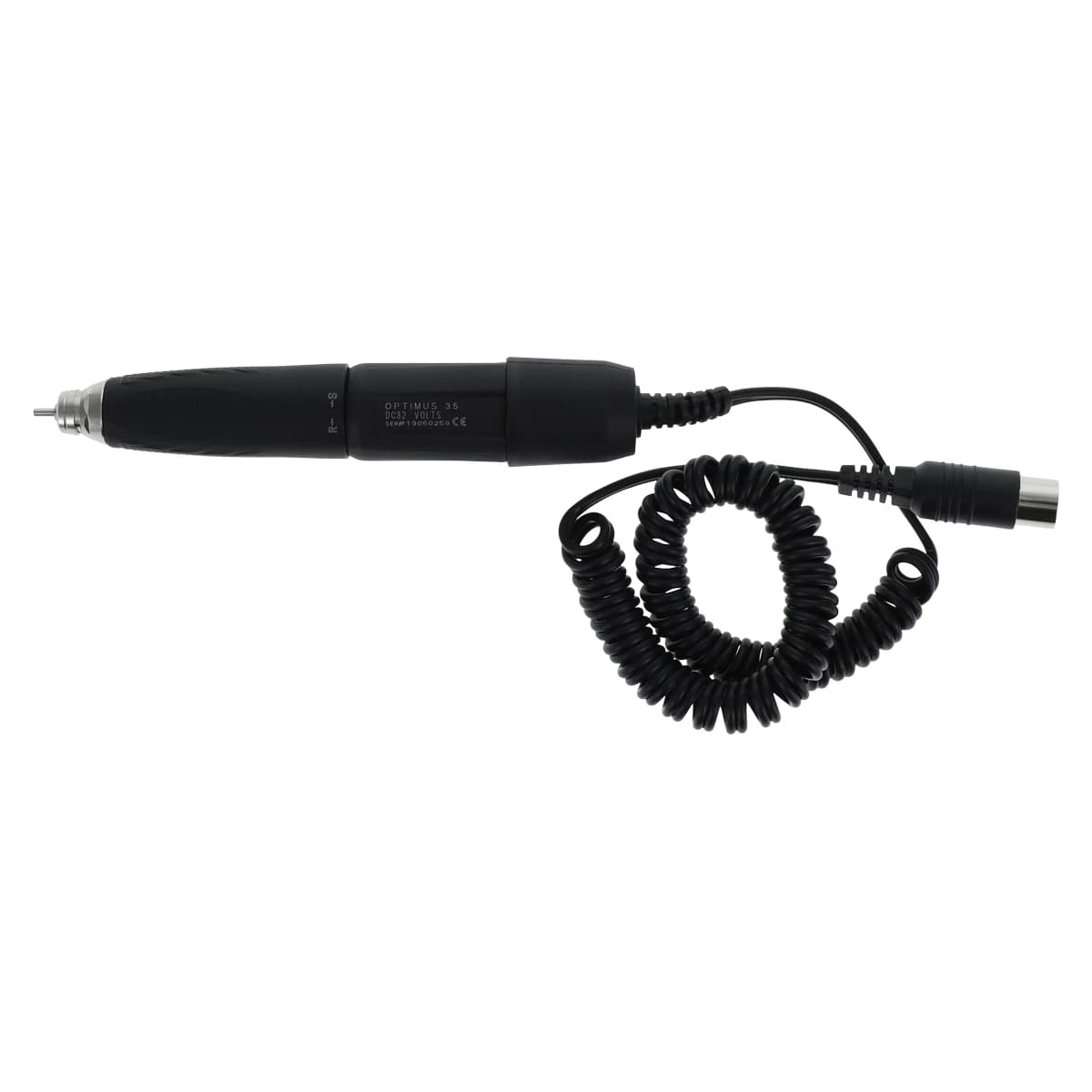 Optimus 35,000 RPM Electric Handpiece, Twist-Type Release, 6 ft Coiled Cord, 1/8" or 3mm Chuck, RAM Products thumbnail 2