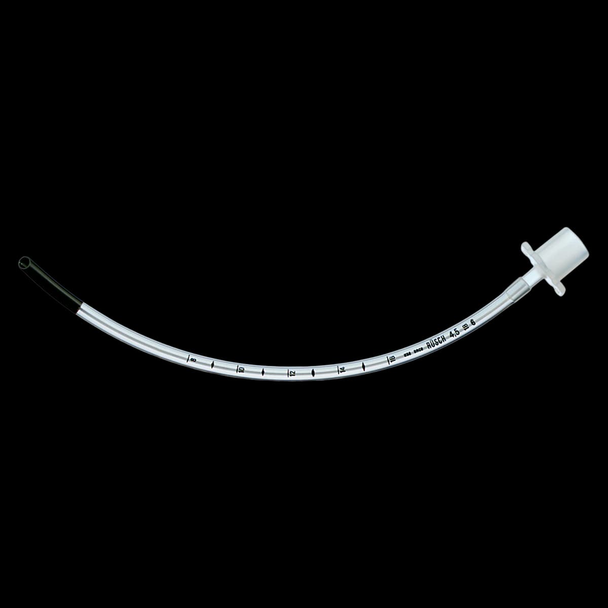 Teleflex Medical Murphy Endotracheal Tube, Uncuffed, Safety Clear, Each - Murphy Endotrach Tube Uncuff - Image 1