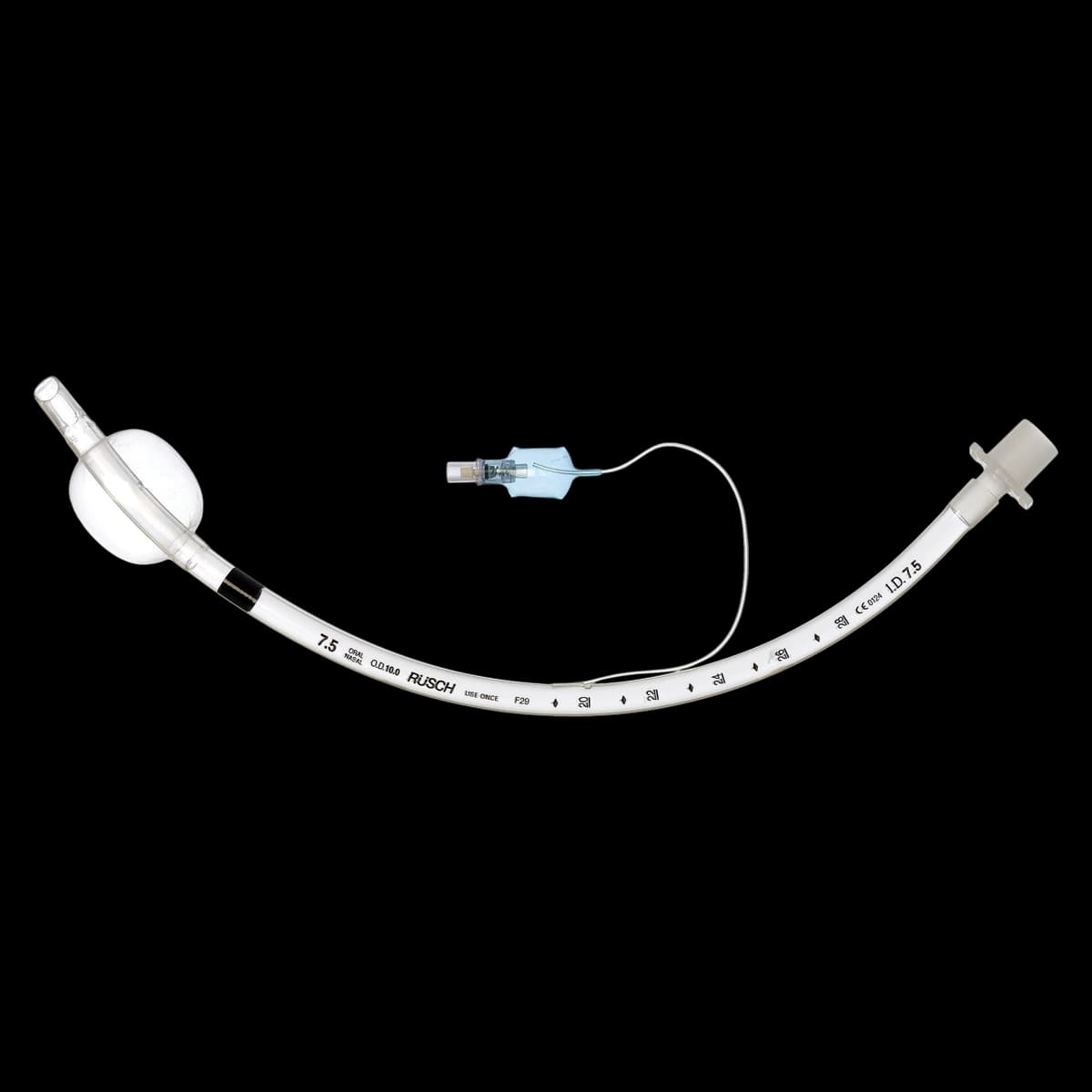 Teleflex Safety Clear Plus Endotracheal Tube Murphy, Cuffed, 8.5mm - Endotracheal Tube Murphy Clear - Image 1