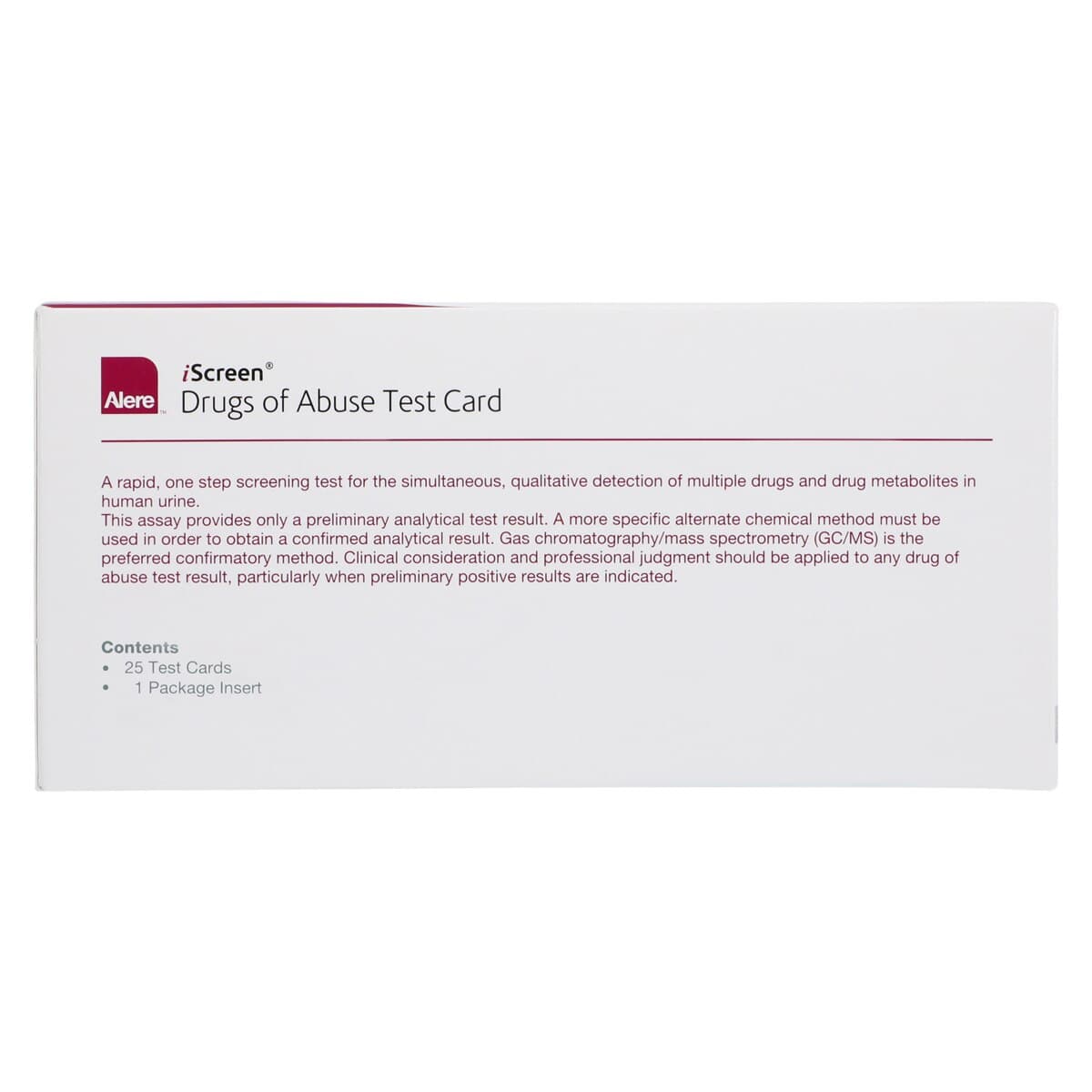 iScreen Drug Screen Test Kit, Moderately Complex 5 Panel (AMP/COC/MAMP/OPI/THC), 25 Tests/Box thumbnail 5