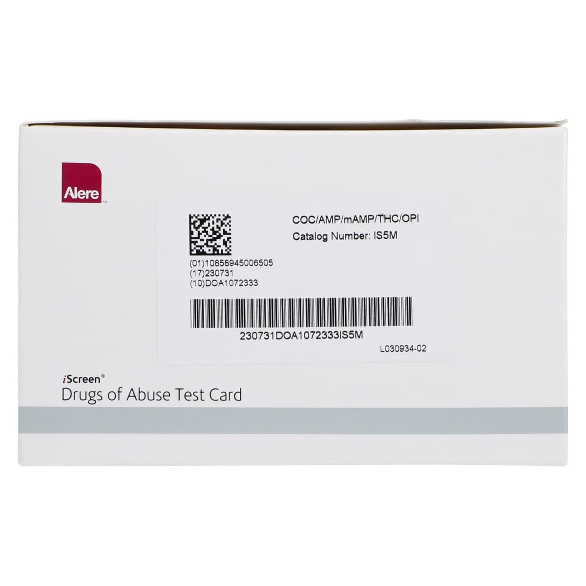 iScreen Drug Screen Test Kit, Moderately Complex 5 Panel (AMP/COC/MAMP/OPI/THC), 25 Tests/Box thumbnail 6