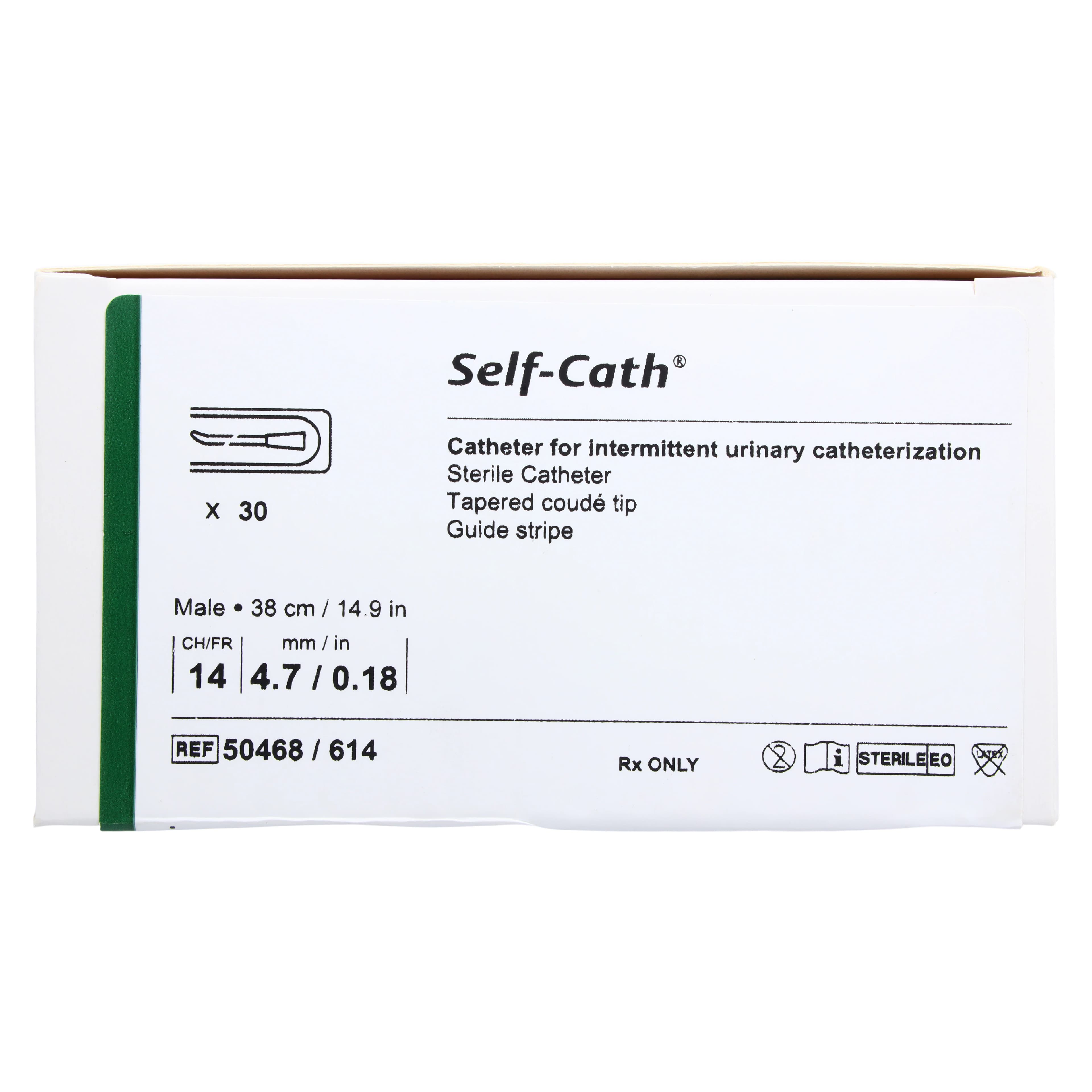 Mentor Self-Cath Intermittent Catheter, Coude Tapered Tip, 14 Fr, PVC with Siliconized Surface thumbnail 4