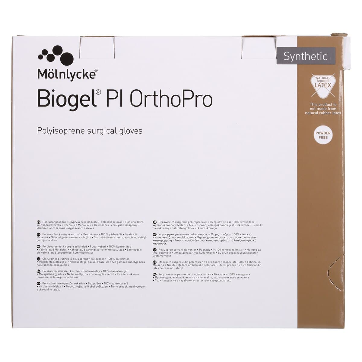 Biogel PI OrthoPro Polyisoprene Surgical Gloves, Powder-Free, Sterile, Size 7 thumbnail 5