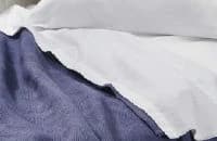 Encompass Group Links Spread Blanket, White, Cotton/Polyester, 74" x 96" - Blanket Link White - Image 1