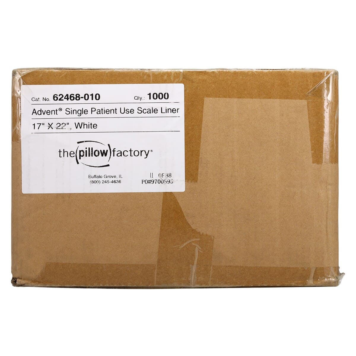 The Pillow Factory Scale Liner, 100% Garneted Polyester Fiberfill, 17 in x 22 in, Disposable, 1000/Case thumbnail 3
