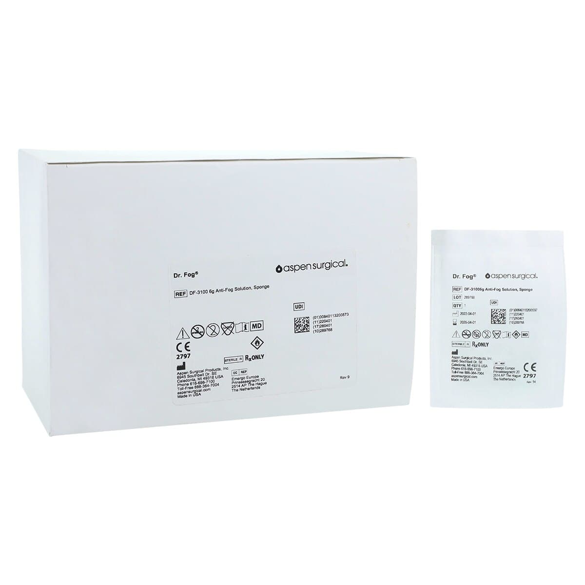 Dr Fog Inst Defogger Anti-Fog Solution Bottle, 20/Box thumbnail 2