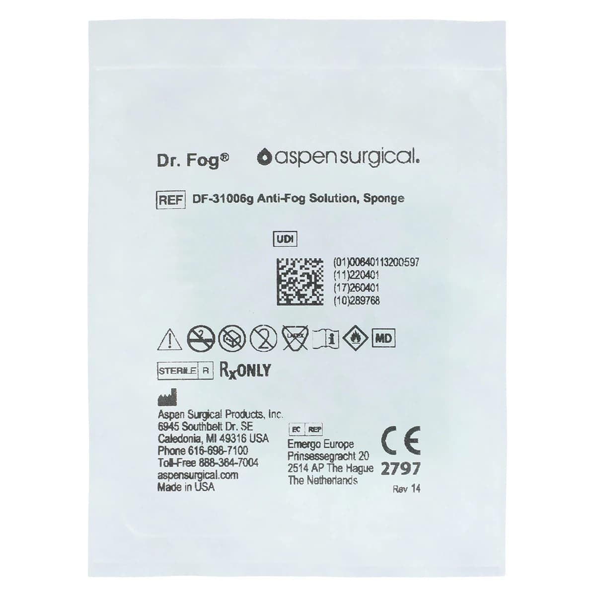 Dr Fog Inst Defogger Anti-Fog Solution Bottle, 20/Box thumbnail 3