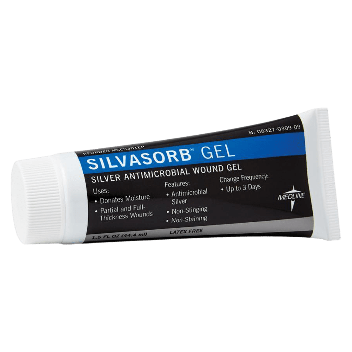 Silvasorb Silver Antimicrobial Hydrogel Wound Dressing, Sterile Tube, 8 oz - Silvasorb Silver Antimicr Gel - Image 1