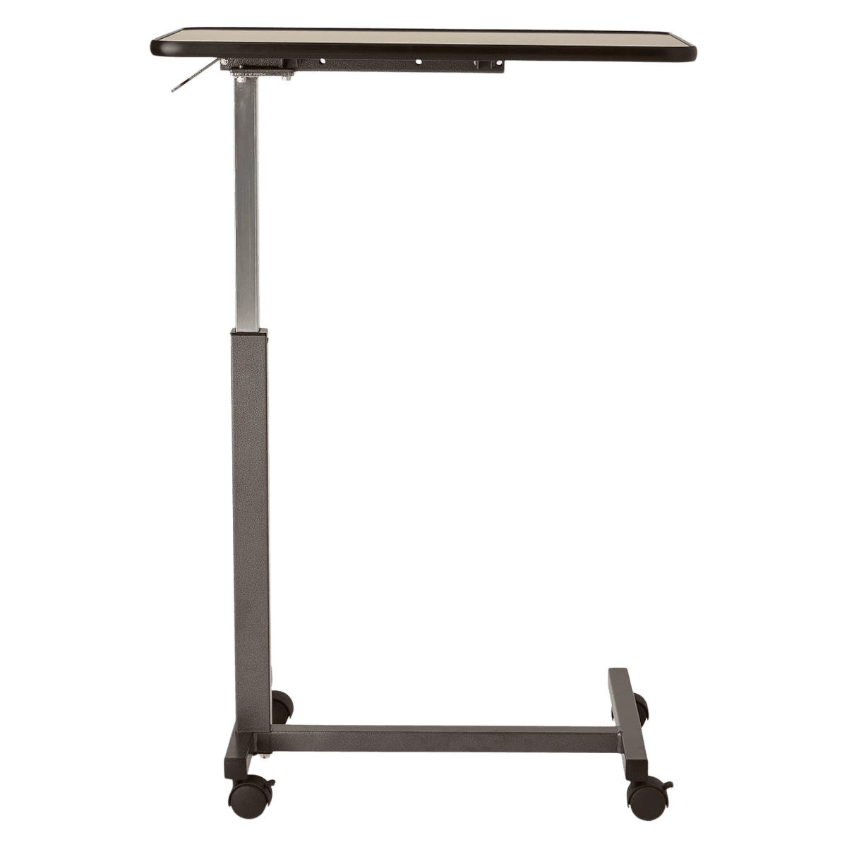 Medline Overbed Table, Economy, Walnut, 15" x 30" - Table Overbed Econ Walnut - Image 1