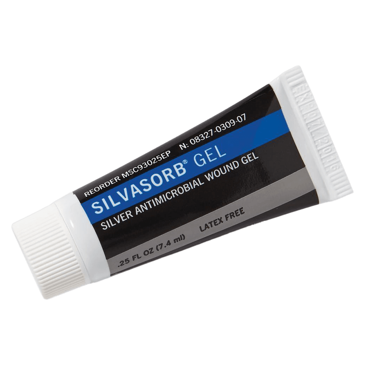 Silvasorb Gel Hydrogel Wound Dressing, Sterile Tube, 0.25 oz, Silver, Latex-Free - Silvasorb Hydrogel Tube - Image 1
