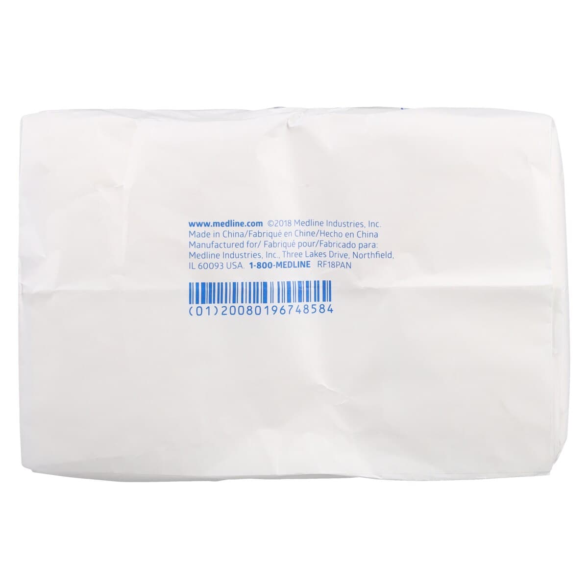 Medline Bulkee Lite Gauze Bandage, 4" x 4.1 yd, 3 Ply, Non-Sterile, 12/Bag thumbnail 4