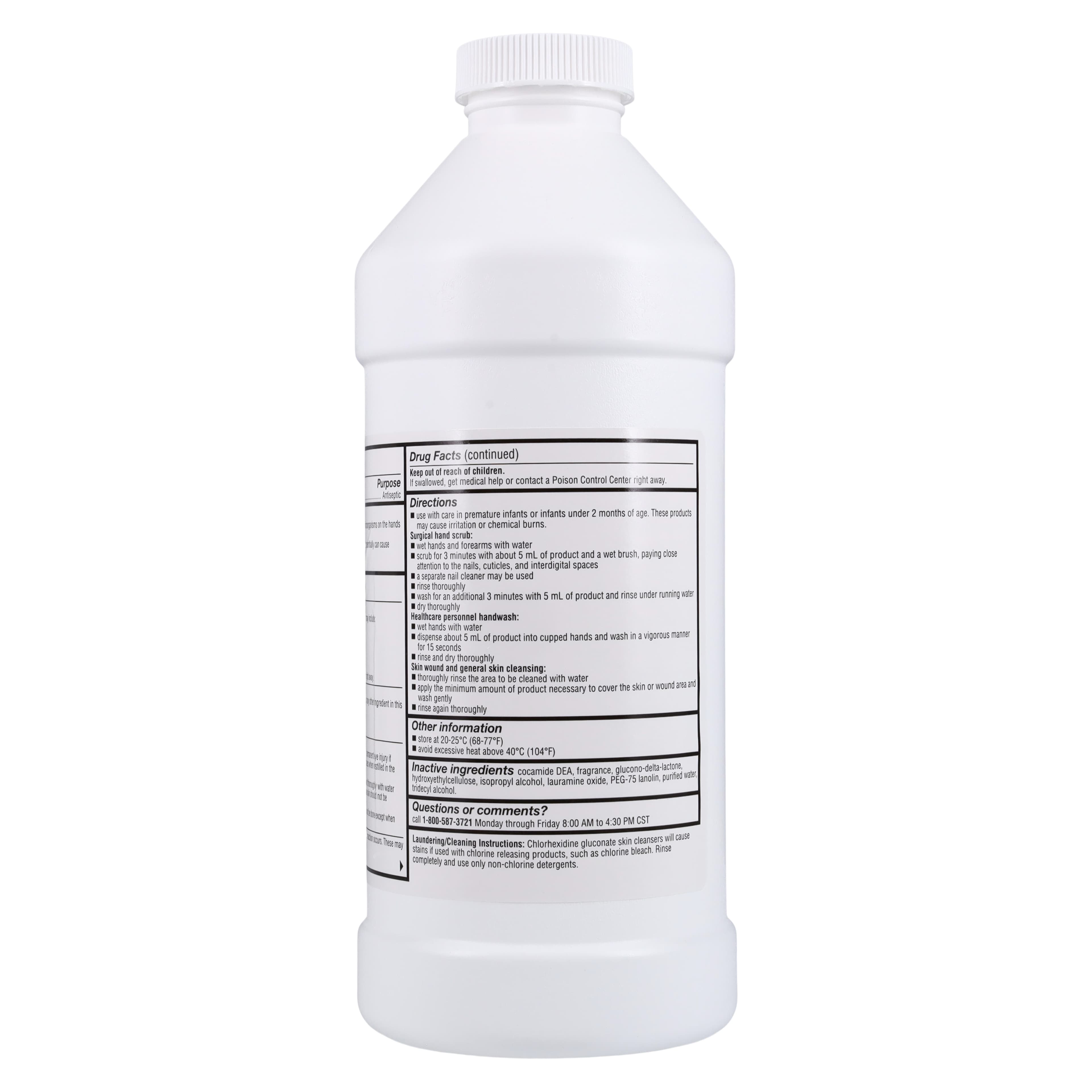 Dyna-Hex 4% CHG Solution Surgical Scrub, 32 oz Bottle thumbnail 3