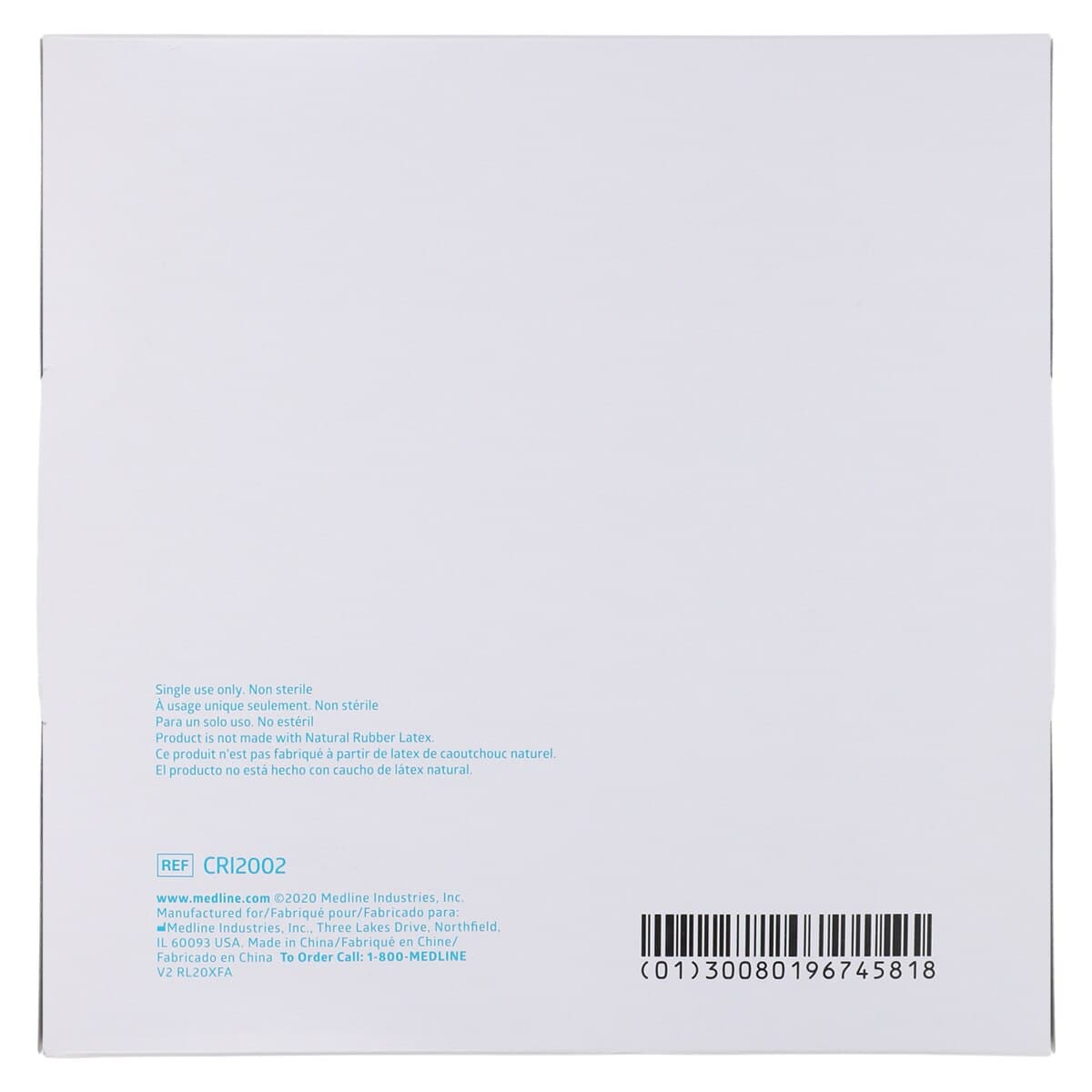 Medline Cover Shoe Blue Non-Skid, Regular/Large, Disposable, 100/Box thumbnail 8