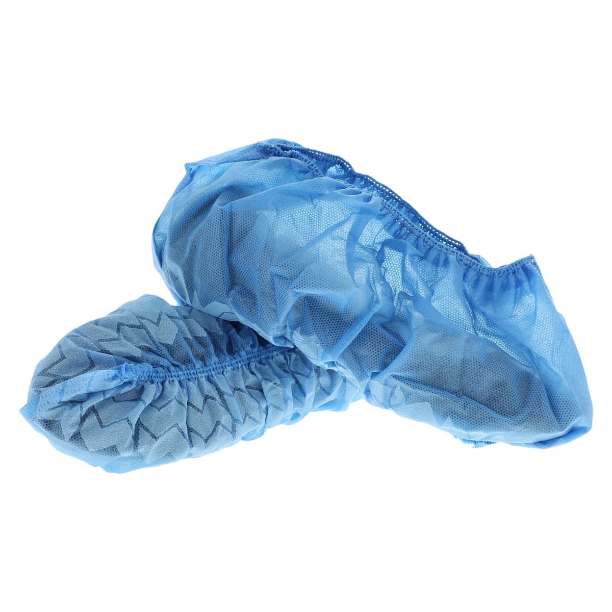 Medline Cover Shoe Blue Non-Skid, Regular/Large, Disposable, 100/Box - Cover Shoe Blue Non-Skid - Image 1