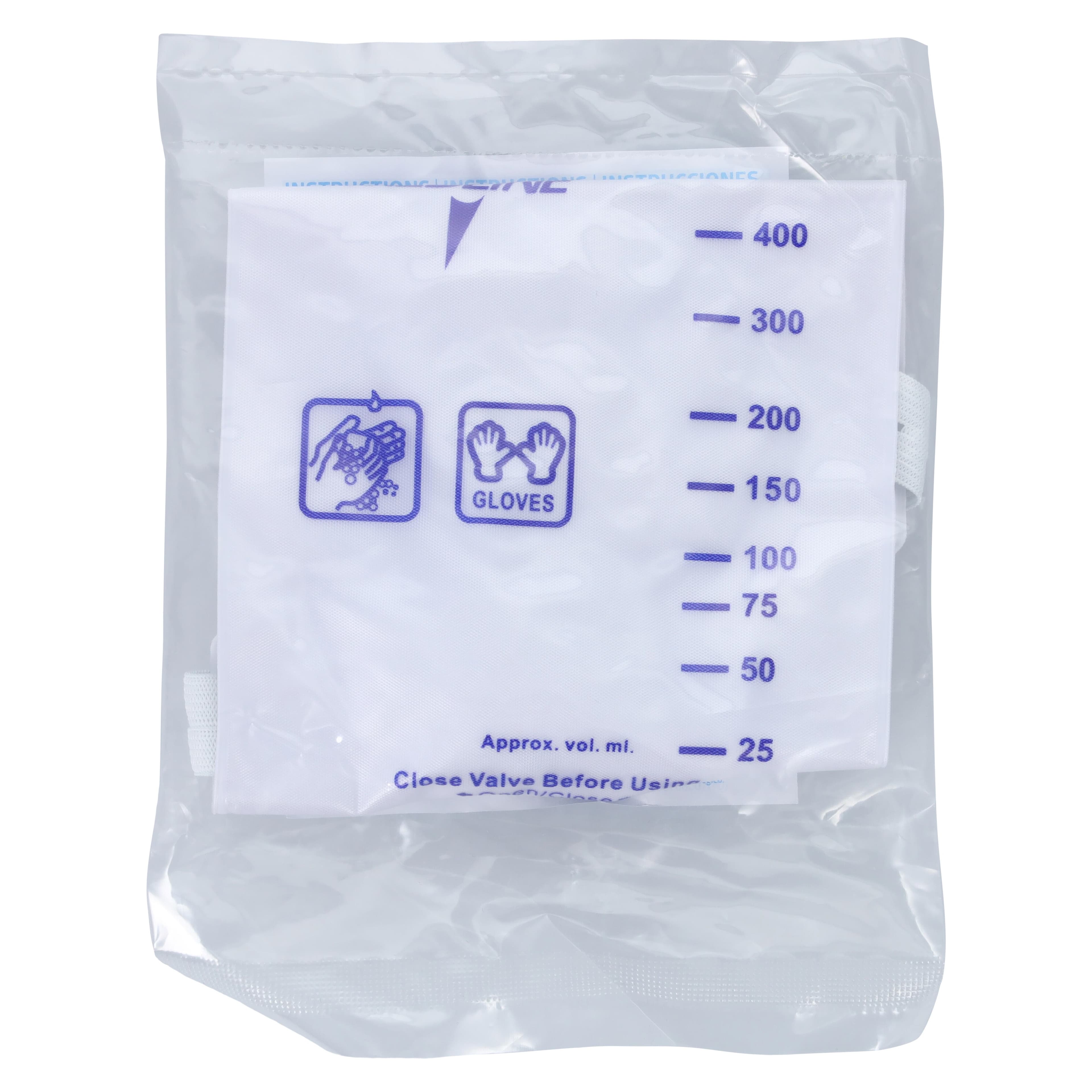Medline Urinary Leg Bag, 19 oz, Disposable, Medium, Twist Valve thumbnail 2