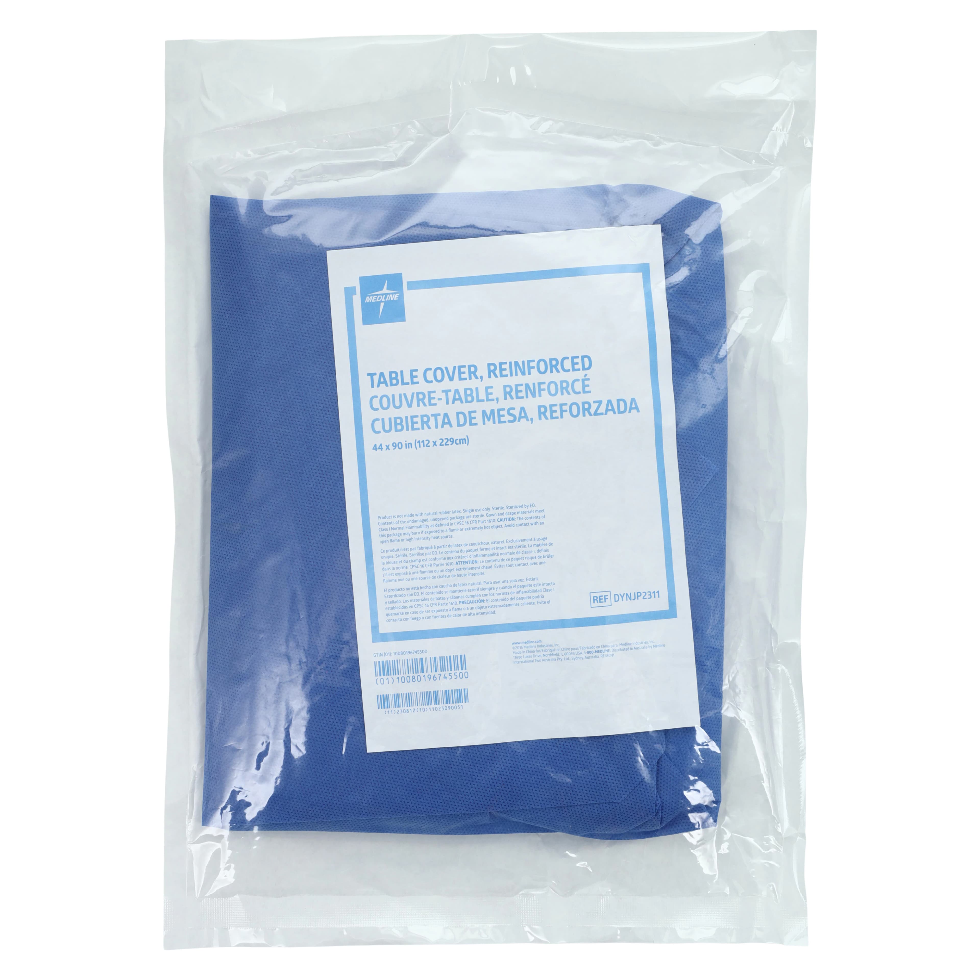 Medline Sterile Surgical Table Cover, Reinforced, 44" x 90", 20/Case - Table Cover Reinforced 44x90 - Image 1