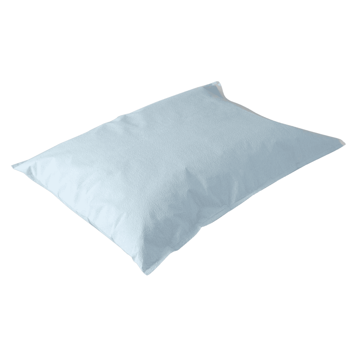 Medline Disposable Poly Pillowcase, Tissue/Poly, Blue, 21 in x 30 in, 100/Case thumbnail 2