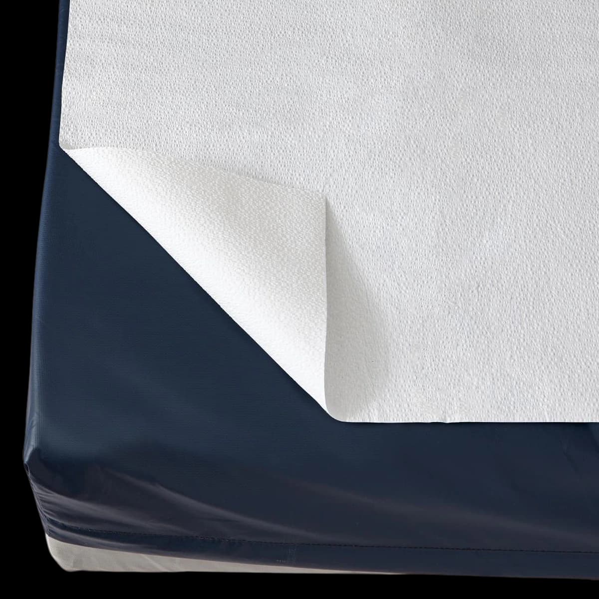Medline Drape Sheet, 3-Ply Tissue, Non-Sterile, White, 40 in x 72 in, 50/Case - Drape Sheet 3Ply Tissue White - Image 1