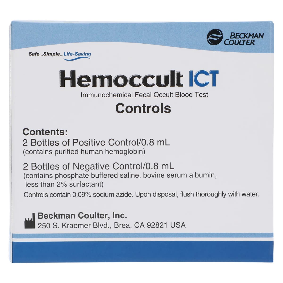 Hemoccult ICT Controls, Immunological Fecal Occult Blood Test Control Set, 2-Hole, 4/Box thumbnail 8