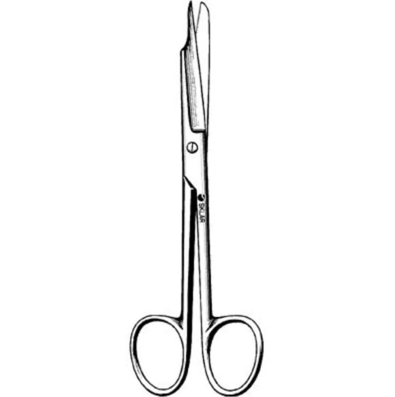 Sklar Instruments Ingrown Toenail Splitting Scissors, Straight, 6" Stainless Steel, Non-Sterile, Reusable, Each - Scissors Ingrown SS Ser - Image 1
