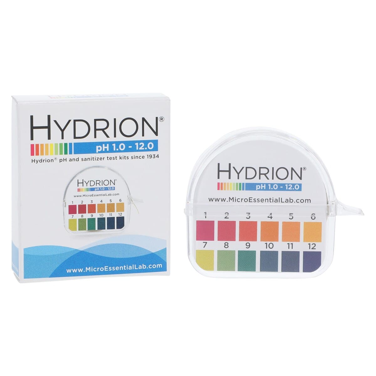 Hydrion pH Test Strips, 1-12 Range with Color Chart, 1 Roll thumbnail 2
