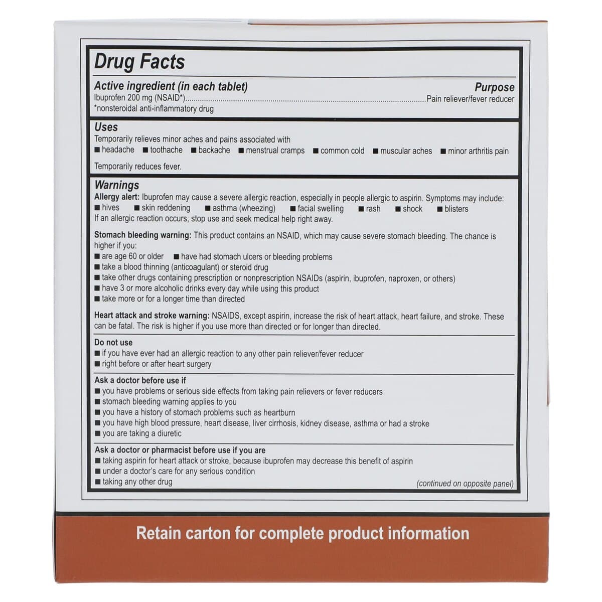 Ibuprofen Medi-First Tablets, 200mg, 125 Tablets x 2/Box thumbnail 5