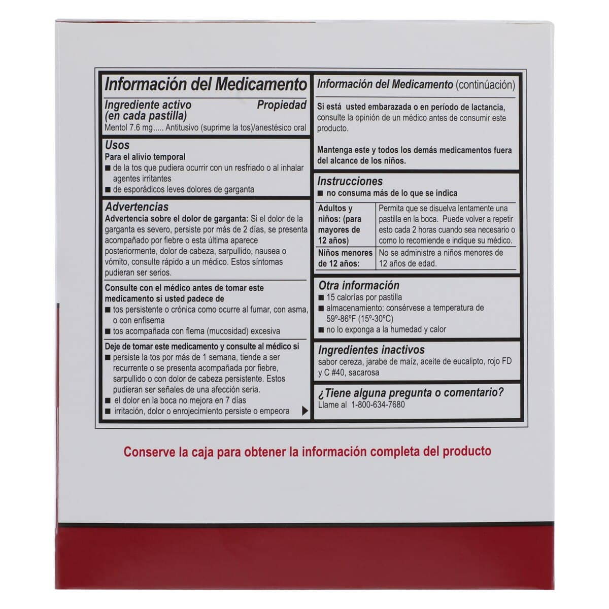 Medi-First Cough Drops, Cherry Flavor, 125/Box thumbnail 7