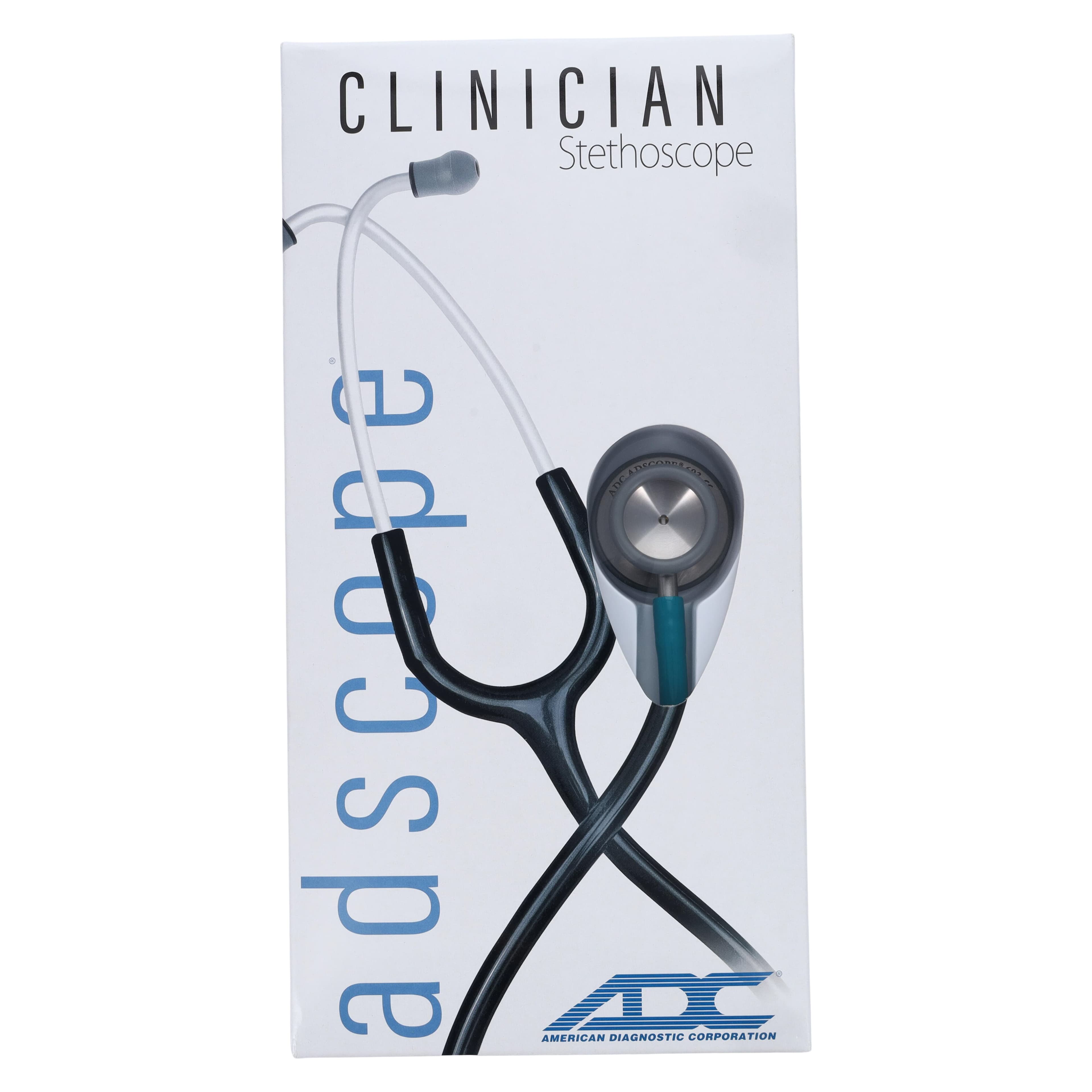 American Diagnostic Adscope 603 Classic Stethoscope, Adult, Teal, Single Lumen Tubing thumbnail 9