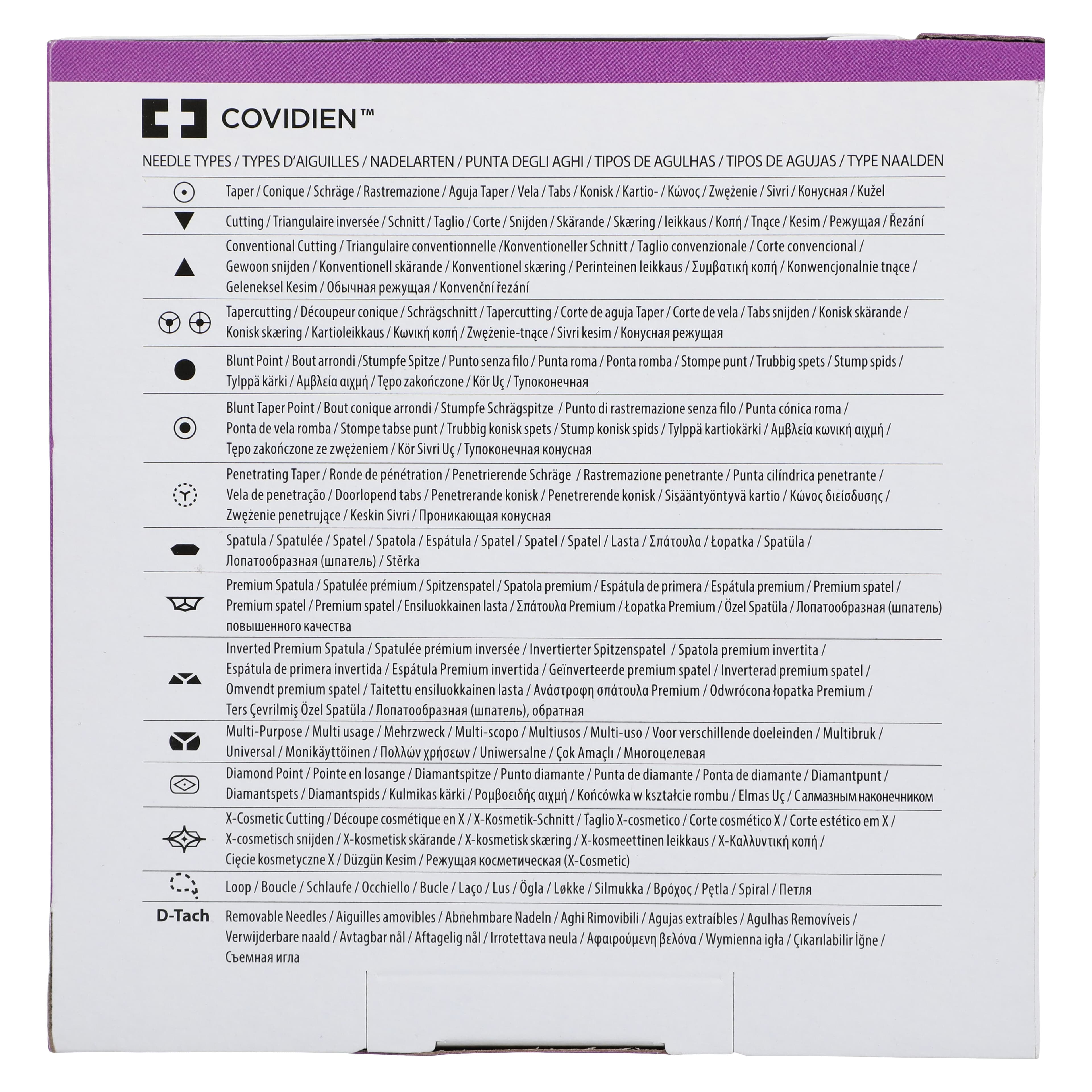 Medtronic Polysorb Suture, 3-0, 30" Polyester Braid, Absorbable, V-20 Taper Point 1/2 Circle Needle 26mm, Coated, Undyed, 36/Case thumbnail 5