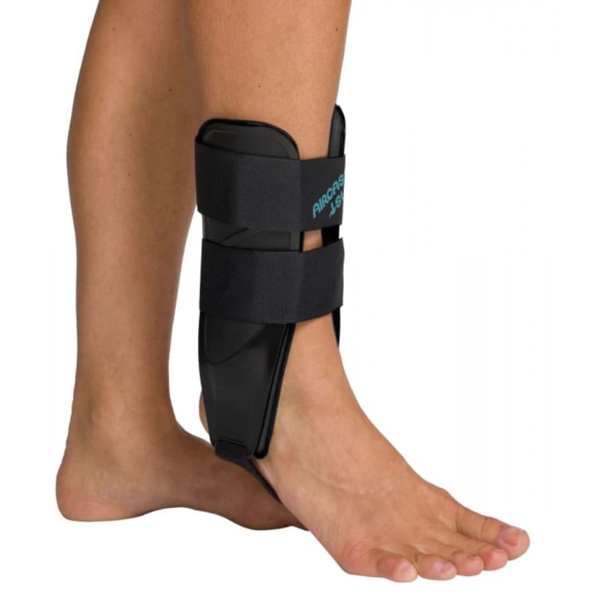Aircast Air-Stirrup Light Support Ankle Brace, Adult, Foam/Aircell, One Size, 9.5" - Stirrup Ortho Aircast Ank Foam - Image 1