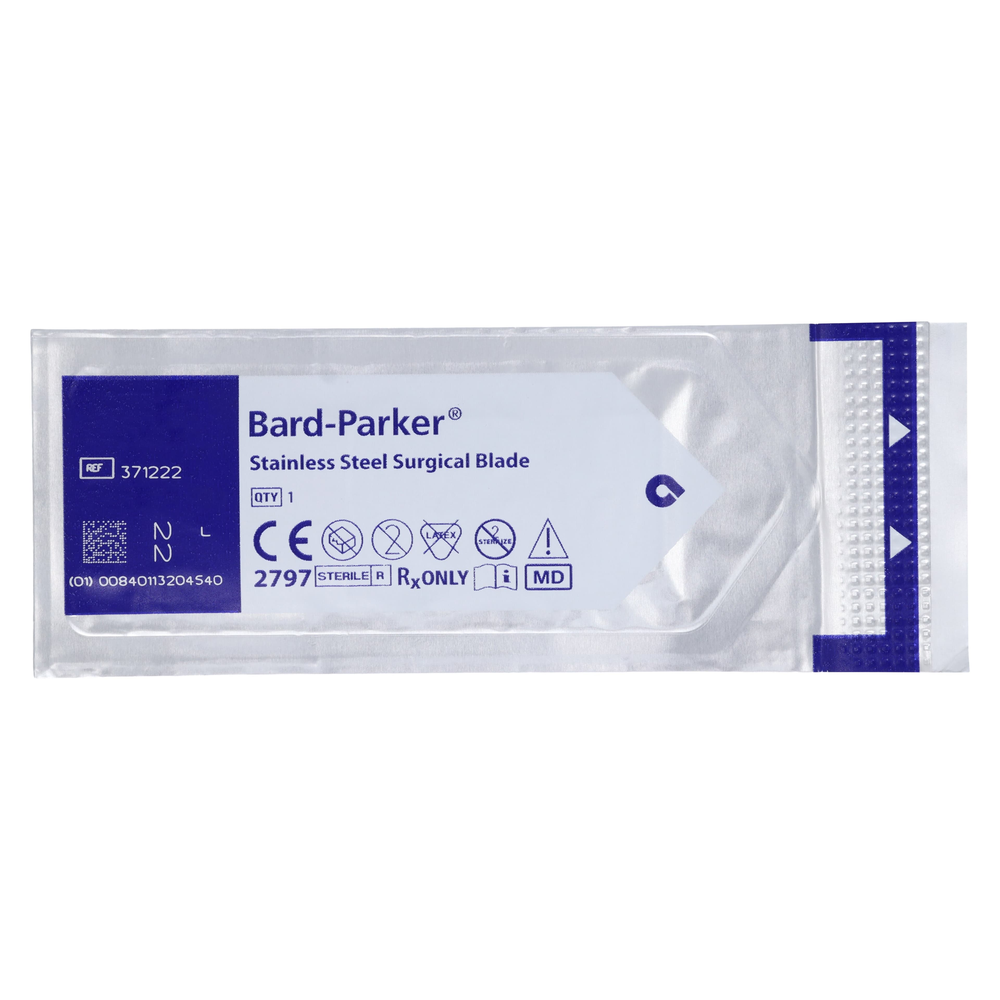 Bard-Parker Stainless Steel Sterile Surgical Blade #22, Disposable, 50/Bx thumbnail 3
