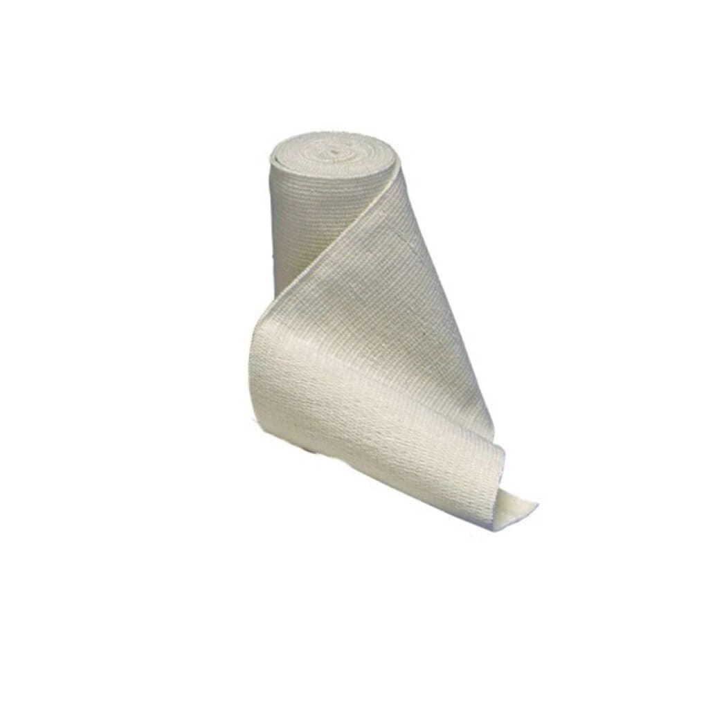 DeRoyal Stretch Bandage Elastic 2" x 5 yd, Tan, Sterile, 20/Case - Bandage Elast Tan Velcro LF ST - Image 1